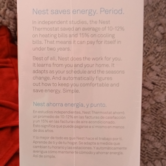 🆕Google Nest Learning Thermostat T3007ES Stainless Steel Color SEALED PACKAGE - Picture 6 of 9